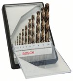Набор сверл по металлу Robust Line 10 шт. (1-10 мм; HSS-CO) Bosch (2 607 019 925)