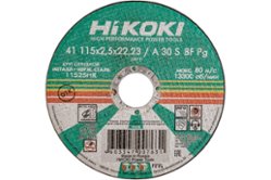 Круг отрезной Ø 115х2,5х22 для металла  Hikoki RUH11525