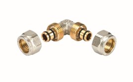 Уголок для металлопластиковых труб 16х16 HENCO (4-1616А/S)