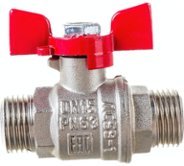 Кран шаровой 1/2" MM бабочка VALFEX STANDART ГОСТ (VF.219.NB1.012.N/P59)