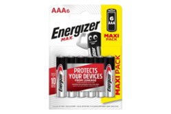 Батарейка Energizer AAА MAX 6шт E92 алкалиновая