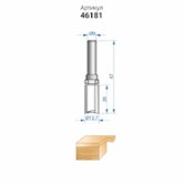 Фреза кромочная прямая (12.7х26 мм; хвостовик 8 мм) Энкор (46181) 