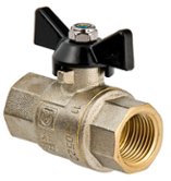 Кран шаровой Valtec PERFECT 1/2" FF бабочка, усиленный (VT.317.N.04)