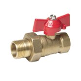Кран шаровой  VALFEX 3/4" FM с накидной гайкой бабочка OPTIMA (VF.227.L0B1.034)