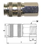 Разъем быстросъемный GAV UNI с резьбой В 1/4" UNI-A1 (10021)