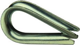 Коуш для стальных канатов (тип А) 4мм СтройКреп (DIN6899)