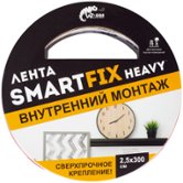 Сверхсильная монтажная лента W-con SmartFix HEAVY, 2,5x3000 мм, прозрачная (SFV2530T)