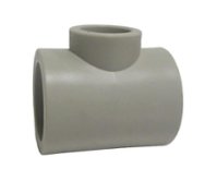 Тройник полипропиленовый переходной PP-R 50x40x50 мм VALFEX серый (10504050Г)