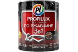 Грунт-эмаль Profilux по ржавчине 3в1 черная 0,9 кг