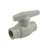 Кран шаровой PP-R 20мм VALFEX серый (10144020Г)