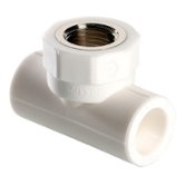 Тройник комбинированный PP-R 32мм х 3/4"  ВР белый Valtec (VTp.732.0.03205)