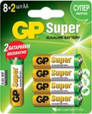 Эл-т питания GP Super Alkaline LR06 BP8+2