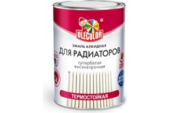 Алкидная эмаль для радиаторов OLECOLOR белый, 0.9 кг (4300000703)