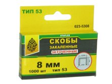 Скобы для степлера 53/ 8 1000 шт КЕДР (23423)