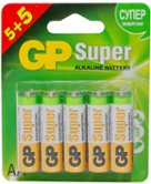 Батарейка GP  Super Alkaline АА LR6 5 шт.