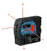 Точечный лазерный нивелир Bosch GPL 5 Professional (0 601 066 200) 