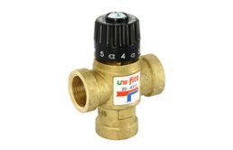 Термосмесительный клапан Uni-Fitt Н 3/4" 20-43 С, Kvs 1,6, боковое смешение (351G0130)
