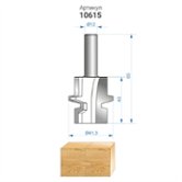 Фреза комбинированная универсальная (Ø 41.3х43 мм; хвостовик 12 мм) по дереву Энкор (10615)