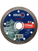 Круг алмазный KRUGO ø125x2.0x10х22.2 для железобетона, турбокромка