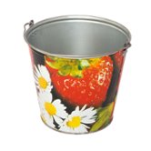 Ведро 9л оцинкованное декоративное (70123)
