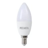 Лампа светодиодная РЕСАНТА LL-R-C37-7W-230-4K-E14 (76/1/7)