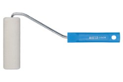 Ролик, ядро 35 мм, пенополиэстер, мелкопористый, ручка 27 см, 100 мм MASTER COLOR (30-1028)