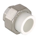 Муфта разъемная PPR Ø 20 мм х 1" ВР белая Valtec (VTp.762.0.02006)