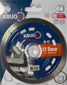Круг алмазный KRUGO ø115x1,1x8х22 керамогранит 