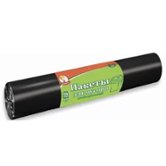 Пакеты для мусора с завязками 90 л, 75*90 мм, 70 мкм, 6 шт., уплотнённые ЮПЛАСТ (ЮХОЗ2943)