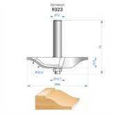 Фреза фигирейная горизонтальная (Ø 89х15.9 мм; хвостовик 12 мм) по дереву Энкор (9323) 
