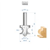 Фреза кромочная полустержневая (Ø 34,9х29х80 мм; R9,5 мм; хвостовик 12 мм) Энкор (10552)