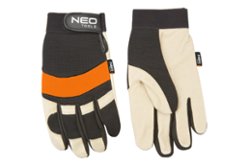 Перчатки рабочие натуральная кожа с неопреном NEO Tools (97-606)