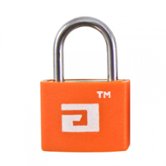 Замок навесной 22мм латунный корпус оранжевый ВС1Л-20 АЛЛЮР (8 501)