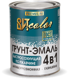 Грунт-эмаль по ржавчине быстросохнущая ВИТ color, синяя, 0.8 кг  (С849)