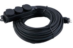 Силовой удлинитель АТЛАНТ АТОМ КГ 4000 Вт 3 гнезда 30м с заземлением (50017)