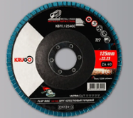 Круг лепестковый 125мм K 40 прямой цирконий