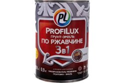 Грунт-эмаль Profilux по ржавчине 3в1 белая 0,9 кг 