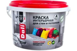 Акриловая краска Dali Интерьерная белоснежная 2.5 л