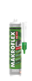 Силикатный огнеупорный герметик Makroflex НА147 черный 300мл( 618398)