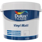 Глубокоматовая краска для стен и потолков Dulux Vinyl Matt, белая, 10 л (42186)	