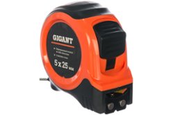 Рулетка с магнитным крюком 5x25мм  Gigant GWM525
