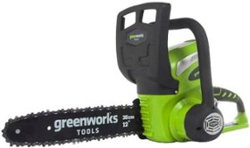 Аккумуляторная цепная пила Greenworks G40CS30 12'' (20117UA)