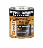 Грунт-эмаль по ржавчине Dali 3 в 1 черная RAL 9005 2 л