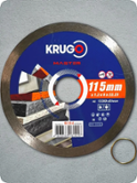 Круг алмазный KRUGO ø115x1,2x8х22 керамогранит ультратонкий турбо