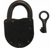 Замок навесной 66мм стальной амбарный ЗВС-4 