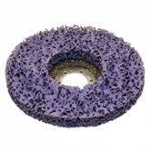Круг шлифовальный губчатый (коралловый) Ø 125х22.2 мм Hamach "Poly X" фиолетовый, конус (96176)