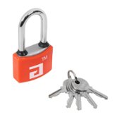 Замок навесной 42мм чугунный корпус красный ВС1Ч-364ПД АЛЛЮР (12 551)