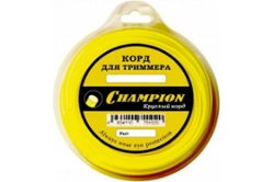 Леска для триммера Round, нож для отреза (3.0 мм, 164 м) CHAMPION (C5020)