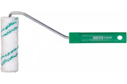 Ролик, ядро 15мм, микрофибра, ворс 9мм, ручка 27см, 100 мм МASTER COLOR (30-1096)
