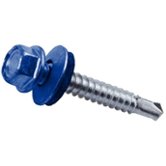 Саморез для крепления кровельных материалов 5,5х 19 RAL 5005 цвет ярко-синий СтройКреп